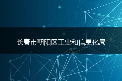 长春市朝阳区工业和信息化局