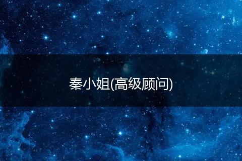 秦小姐(高级顾问)