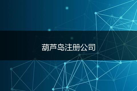 葫芦岛注册公司