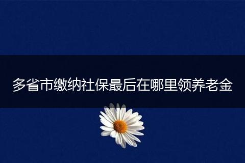 多省市缴纳社保最后在哪里领养老金