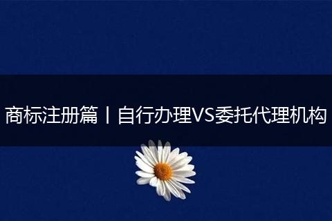 商标注册篇丨自行办理VS委托代理机构