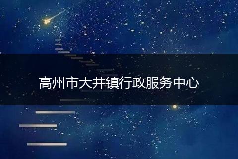 高州市大井镇行政服务中心