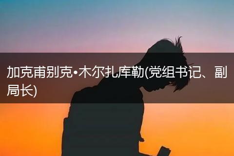 加克甫别克•木尔扎库勒(党组书记、副局长)