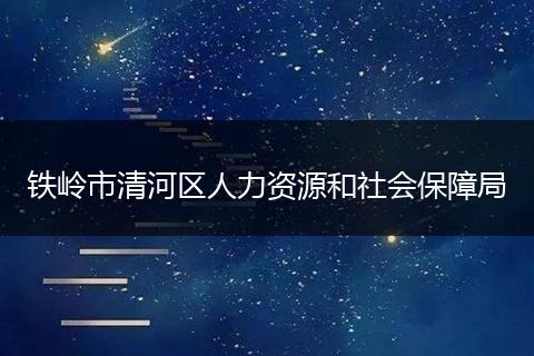 铁岭市清河区人力资源和社会保障局