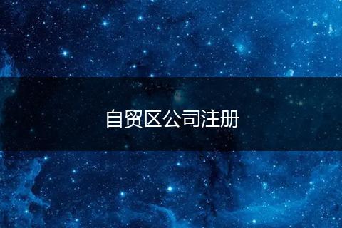 自贸区公司注册