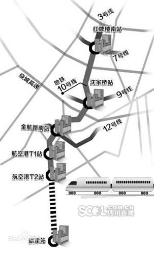 成都地铁10号线二期最新消息（站点+线路图+通车时间）