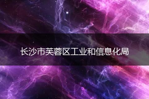长沙市芙蓉区工业和信息化局
