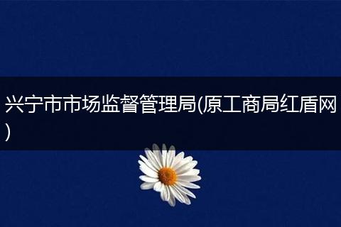 兴宁市市场监督管理局(原工商局红盾网)