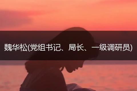 魏华松(党组书记、局长、一级调研员)