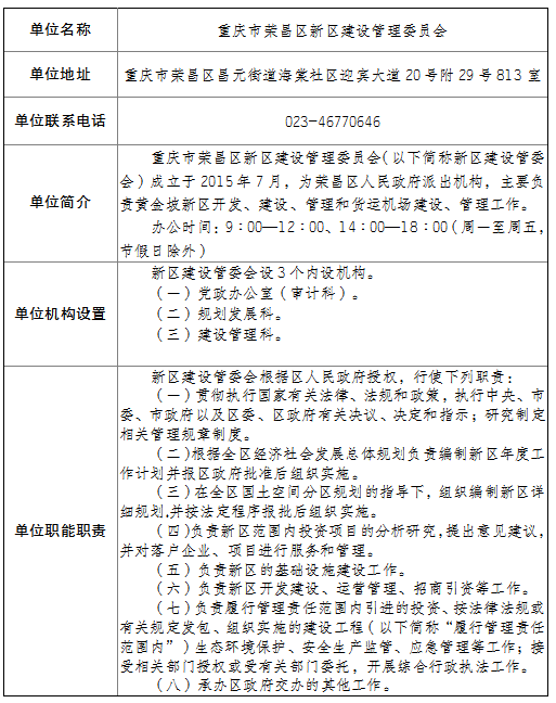 重庆市荣昌区新区建设管理委员会(政务服务网)