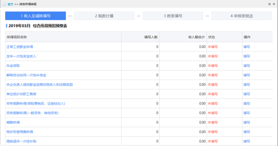 自然人电子税务局（扣缴端）综合所得预扣预缴申报流程说明