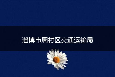 淄博市周村区交通运输局