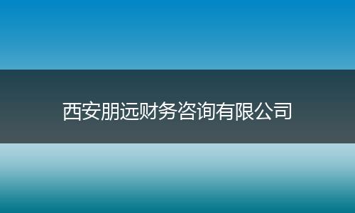 西安朋远财务咨询有限公司