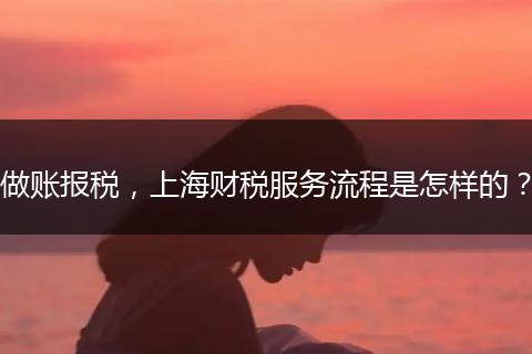 做账报税，上海财税服务流程是怎样的？