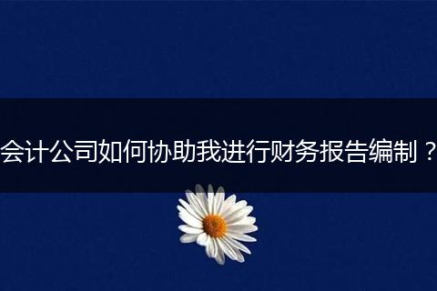 会计公司如何协助我进行财务报告编制？