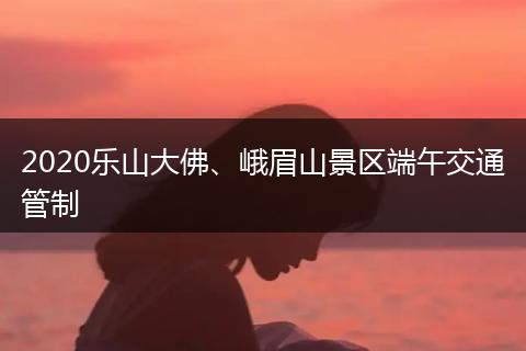 2020乐山大佛、峨眉山景区端午交通管制