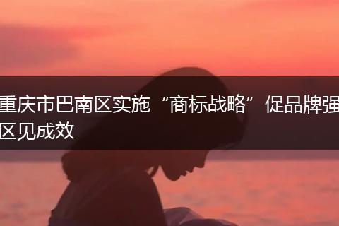 重庆市巴南区实施“商标战略”促品牌强区见成效