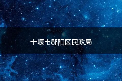 十堰市郧阳区民政局