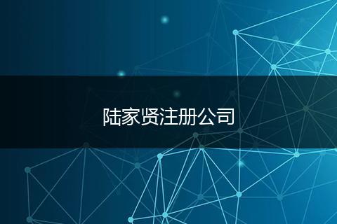 陆家贤注册公司