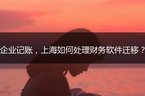 企业记账，上海如何处理财务软件迁移？