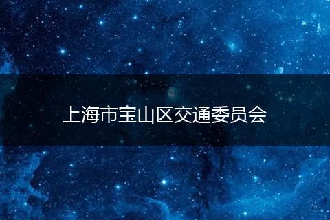 上海市宝山区交通委员会
