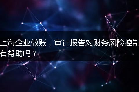 上海企业做账，审计报告对财务风险控制有帮助吗？