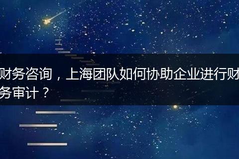 财务咨询，上海团队如何协助企业进行财务审计？