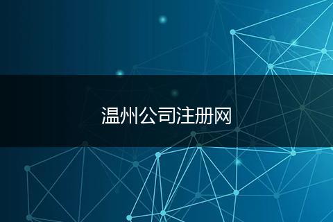 温州公司注册网