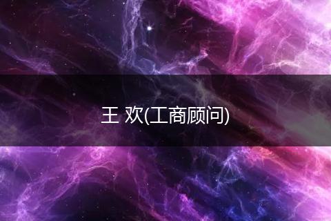 王 欢(工商顾问)
