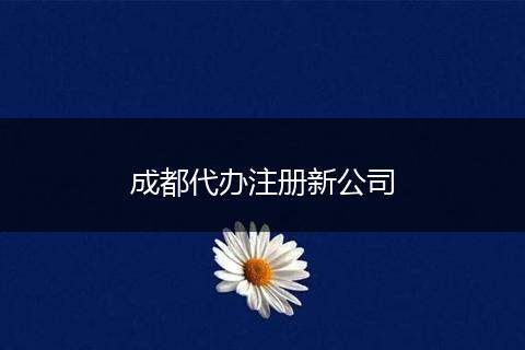 成都代办注册新公司