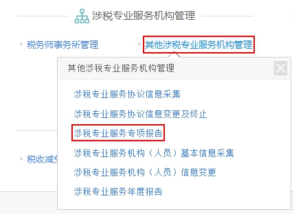 湖南省电子税务局涉税专业服务业务信息采集操作流程说明