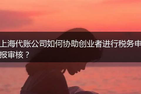 上海代账公司如何协助创业者进行税务申报审核？