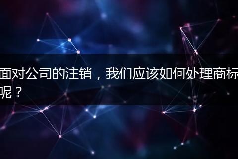 面对公司的注销，我们应该如何处理商标呢？