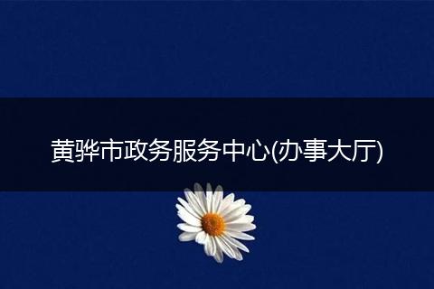 黄骅市政务服务中心(办事大厅)