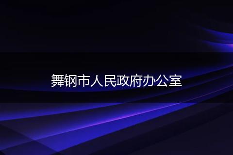 舞钢市人民政府办公室