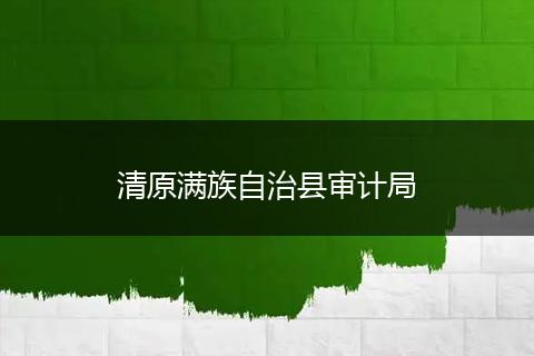 清原满族自治县审计局