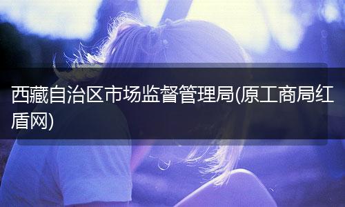 西藏自治区市场监督管理局(原工商局红盾网)