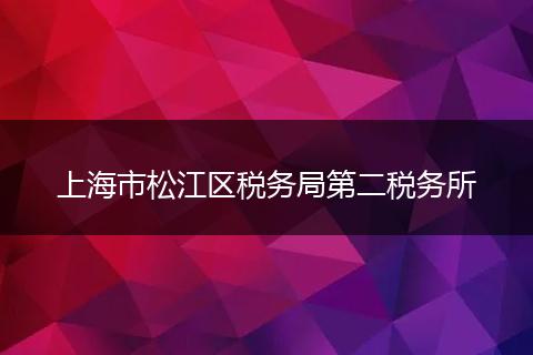 上海市松江区税务局第二税务所