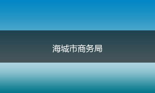 海城市商务局
