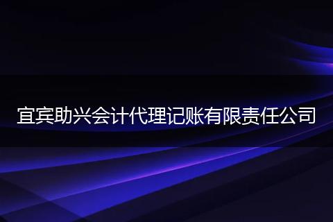 宜宾助兴会计代理记账有限责任公司