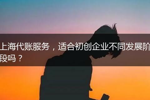 上海代账服务，适合初创企业不同发展阶段吗？