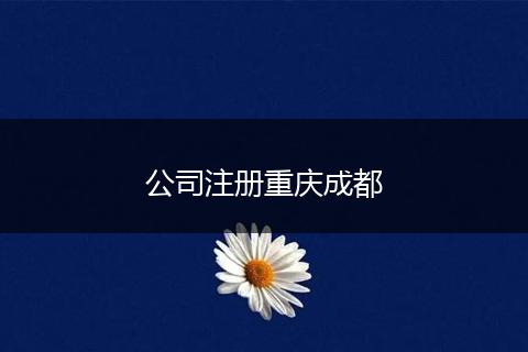 公司注册重庆成都