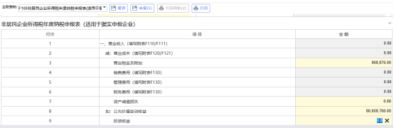 吉林省电子税务局非居民企业据实申报企业所得税年度申报流程说明