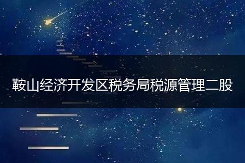 鞍山经济开发区税务局税源管理二股