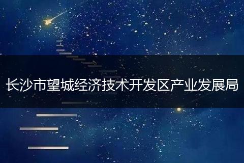 长沙市望城经济技术开发区产业发展局