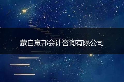 蒙自赢邦会计咨询有限公司