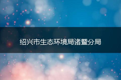 绍兴市生态环境局诸暨分局