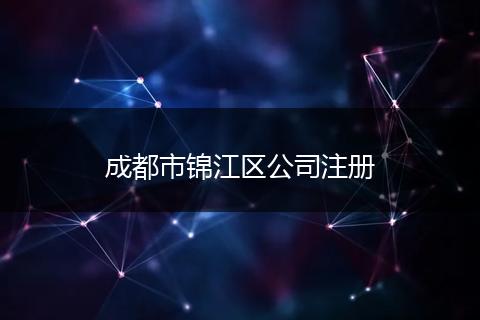 成都市锦江区公司注册