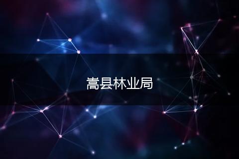 嵩县林业局