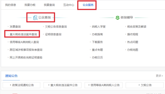 湖南省电子税务局公众公告操作说明